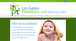 Desktop Screenshot of losgatospediatrics.com